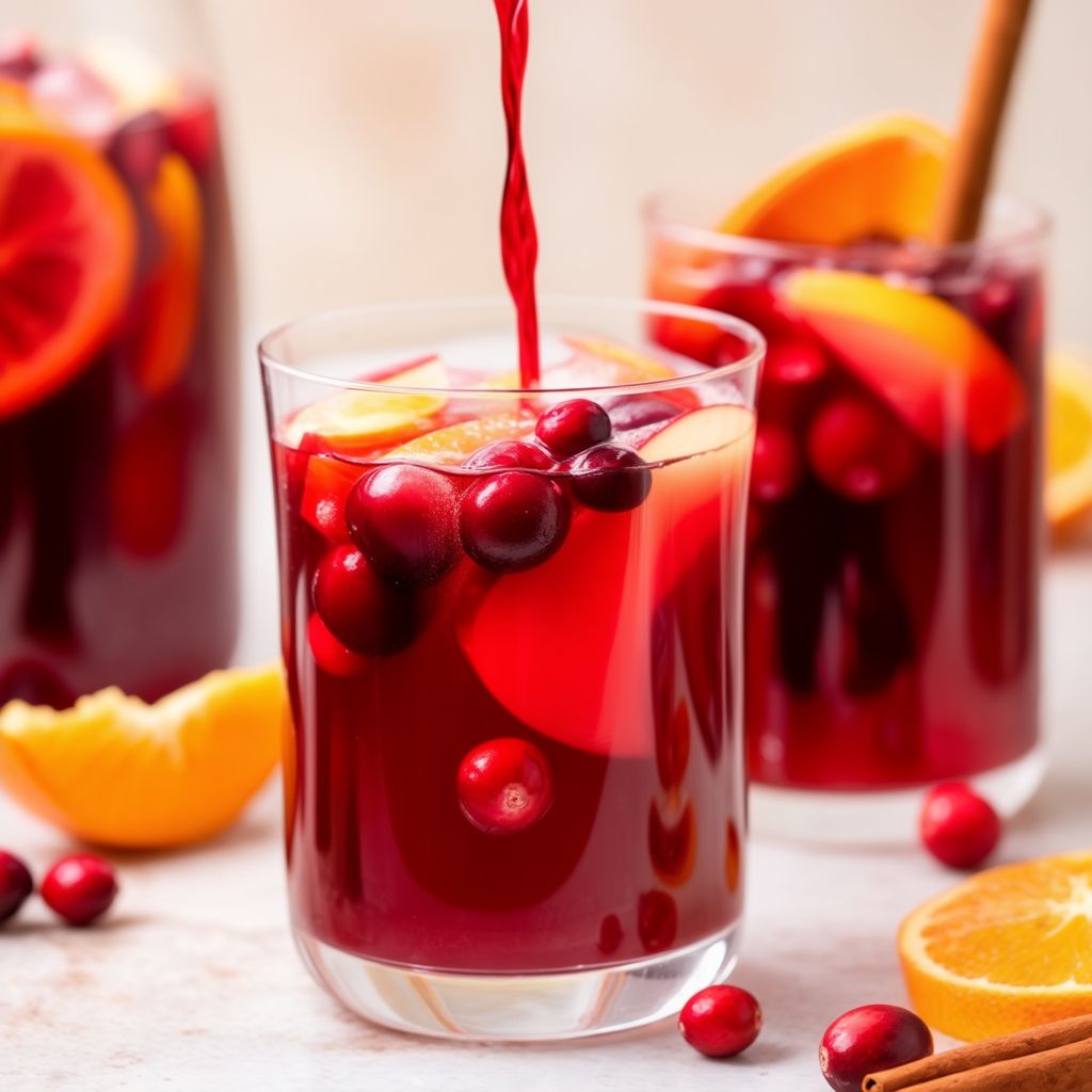 Festive Cranberry Citrus Sangria