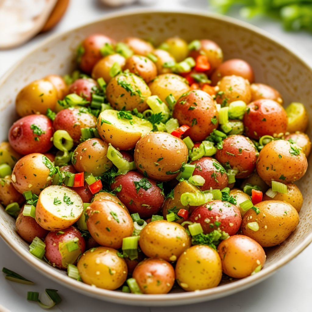 Würziger Kräuter-Kartoffelsalat