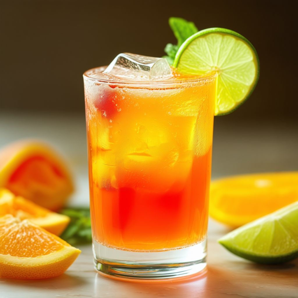 Erfrischender Zitrus-Electric-Tea