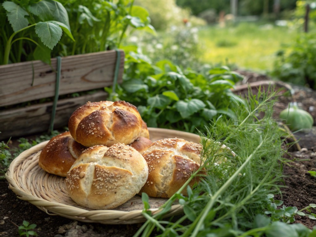 Schwäbische Laugenbrötchen