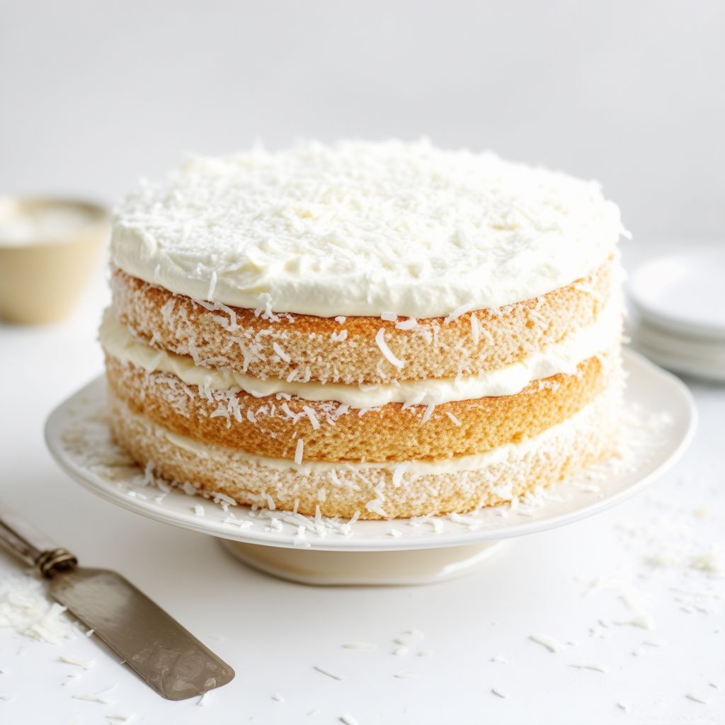 Kokoscreme-Delight-Kuchen