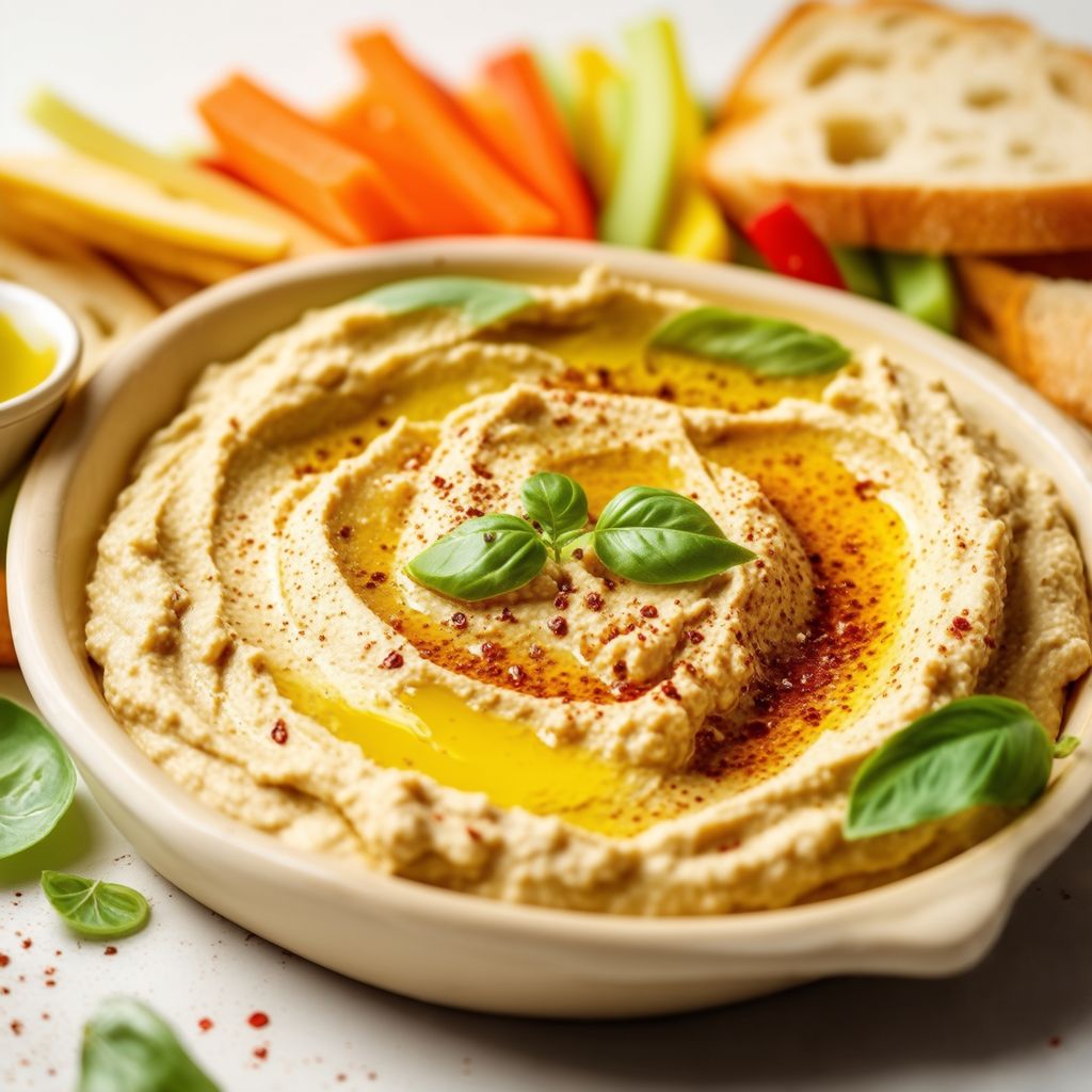Creamy Artichoke and White Bean Spread with Roasted Peppers