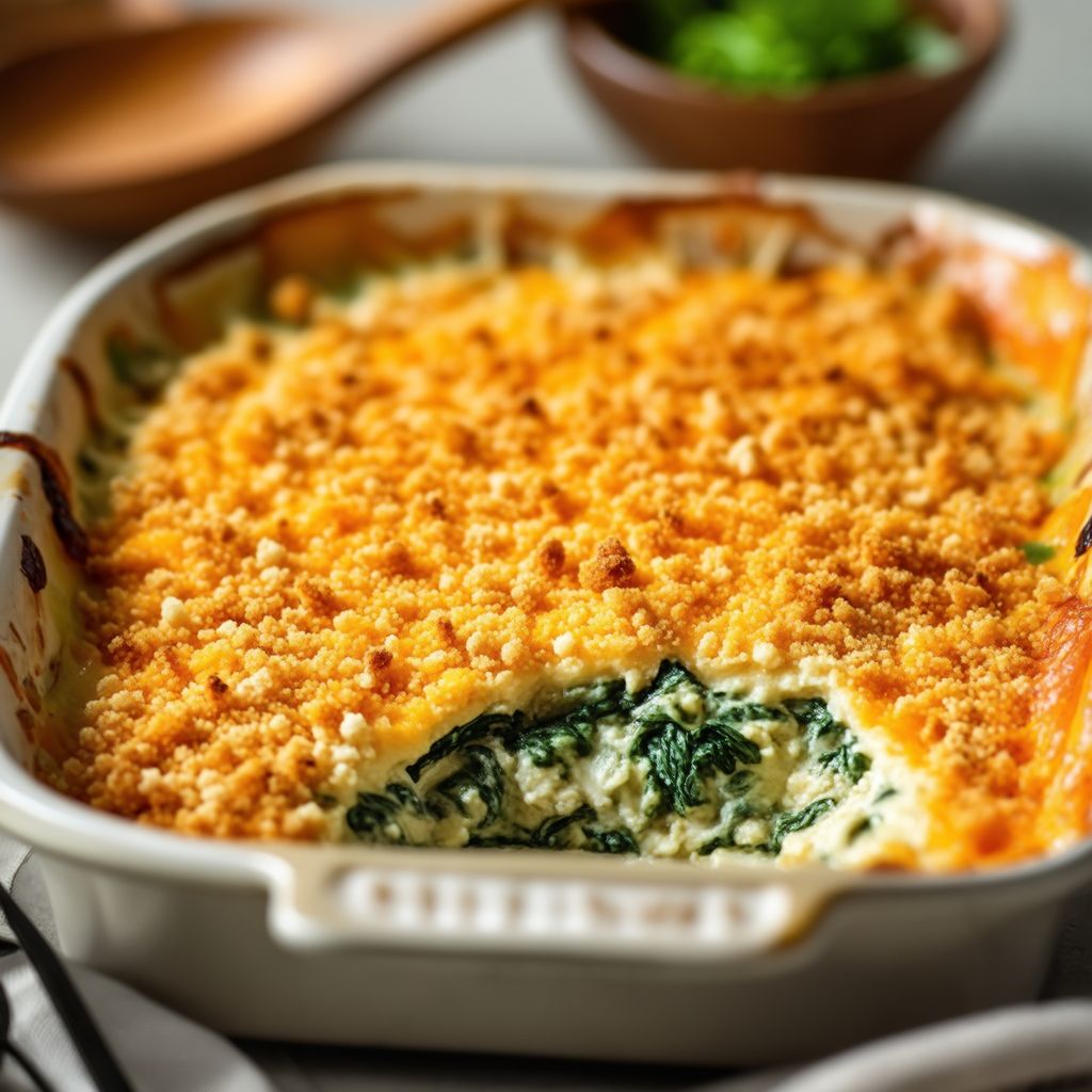Creamy Spinach Bake