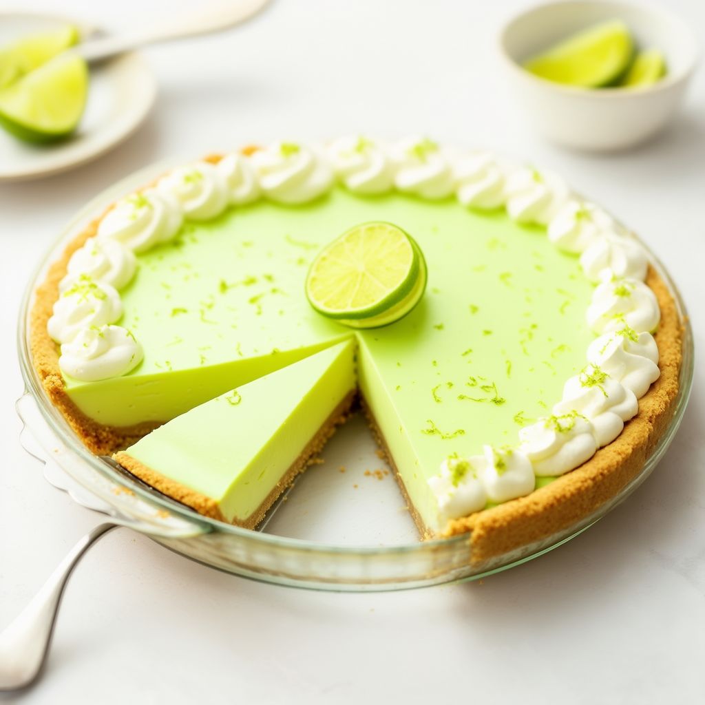Creamy Lime Delight Pie
