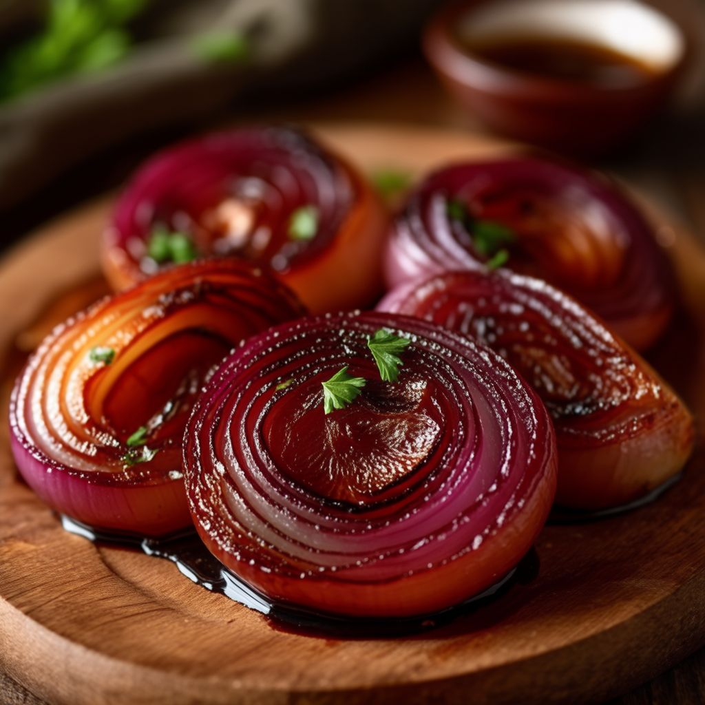 Caramelized Balsamic Onion Blossoms