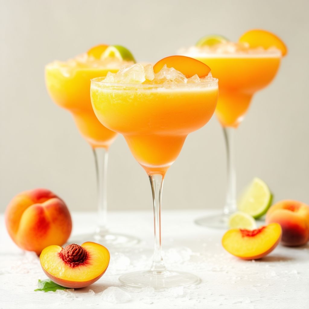 Tropischer Pfirsich-Daiquiri