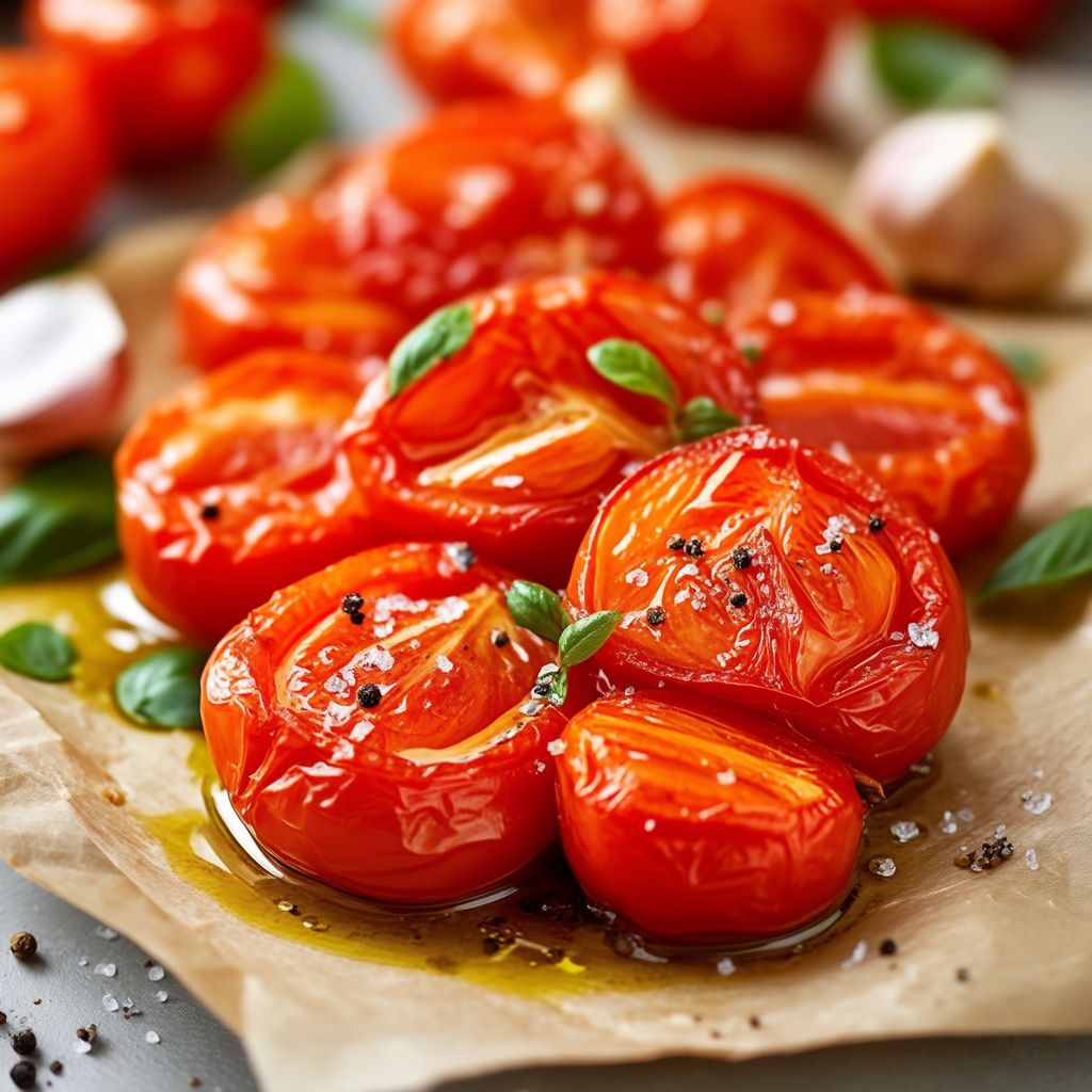 Roasted Tomatoes with Garlic and Herbs