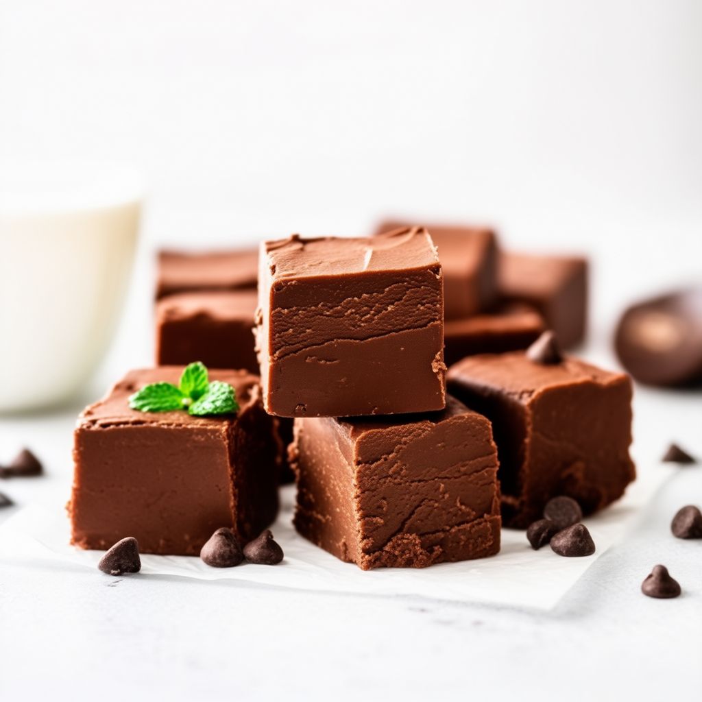 Einfache Schokoladenfudge-Delikatesse