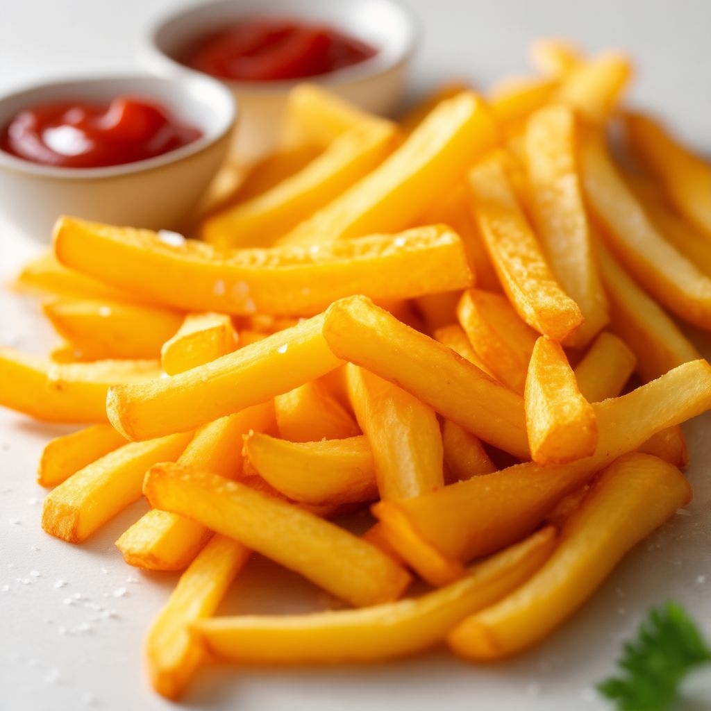 Knusprige Goldene Pommes - Vereinfachte Kaltöl-Methode