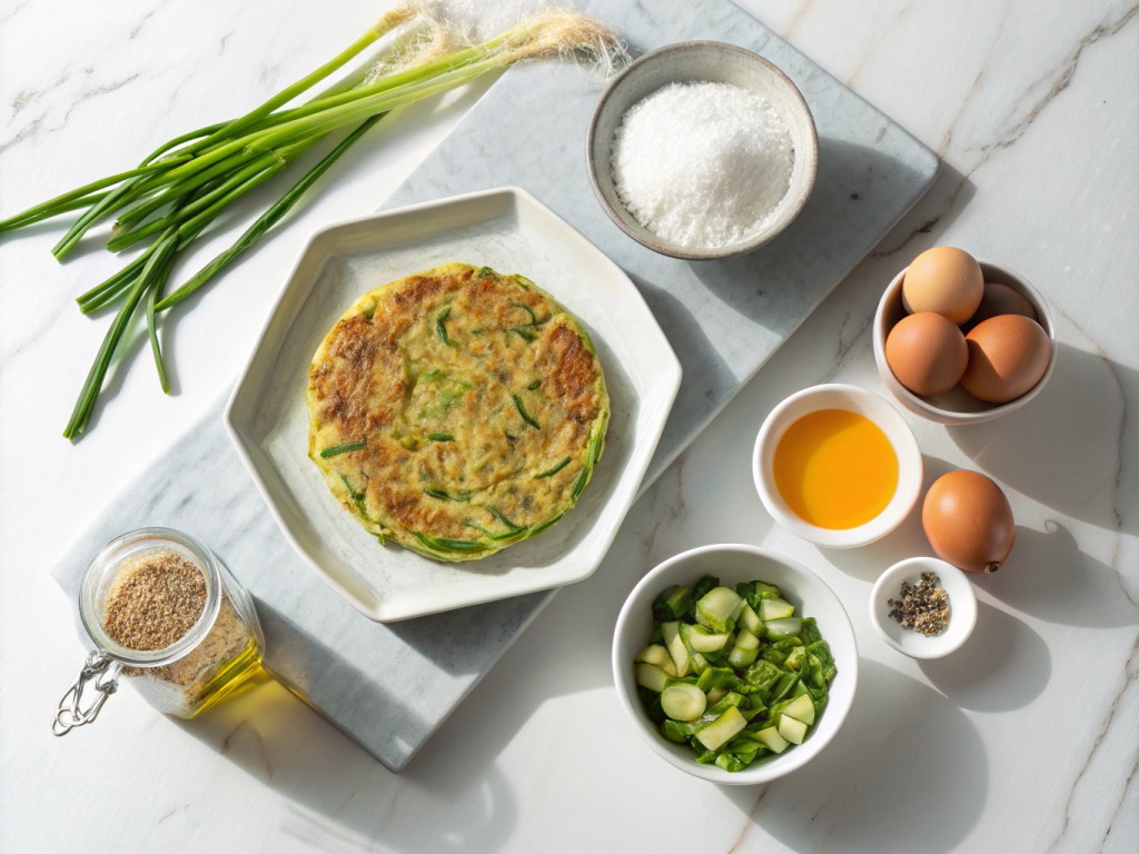 Koreanischer Zucchini-Pfannkuchen