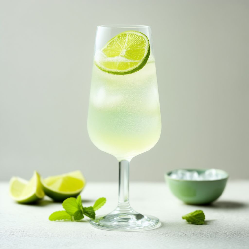 Refreshing Lime Gin Spritzer