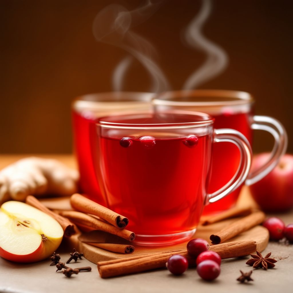 Spiced Cranberry Apple Tea