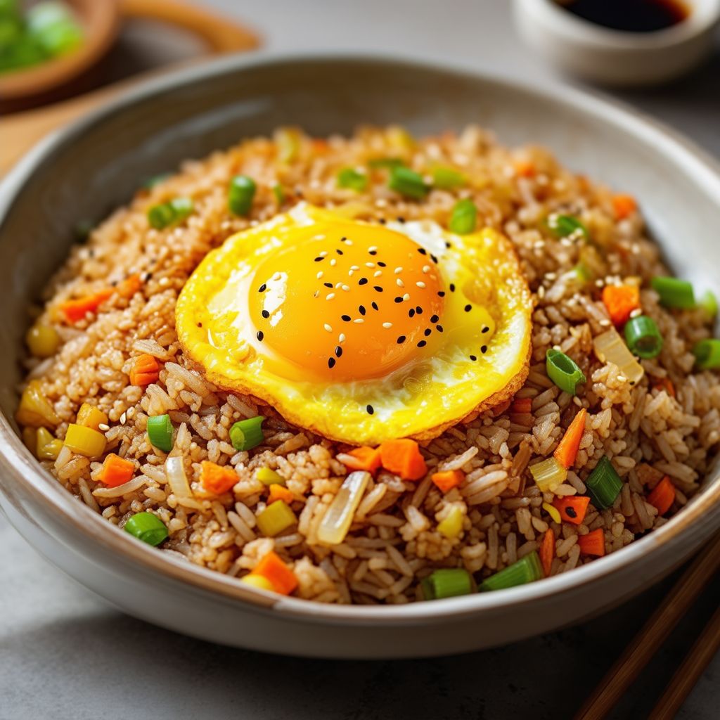 Enhanced Chinese Fried Rice Delight