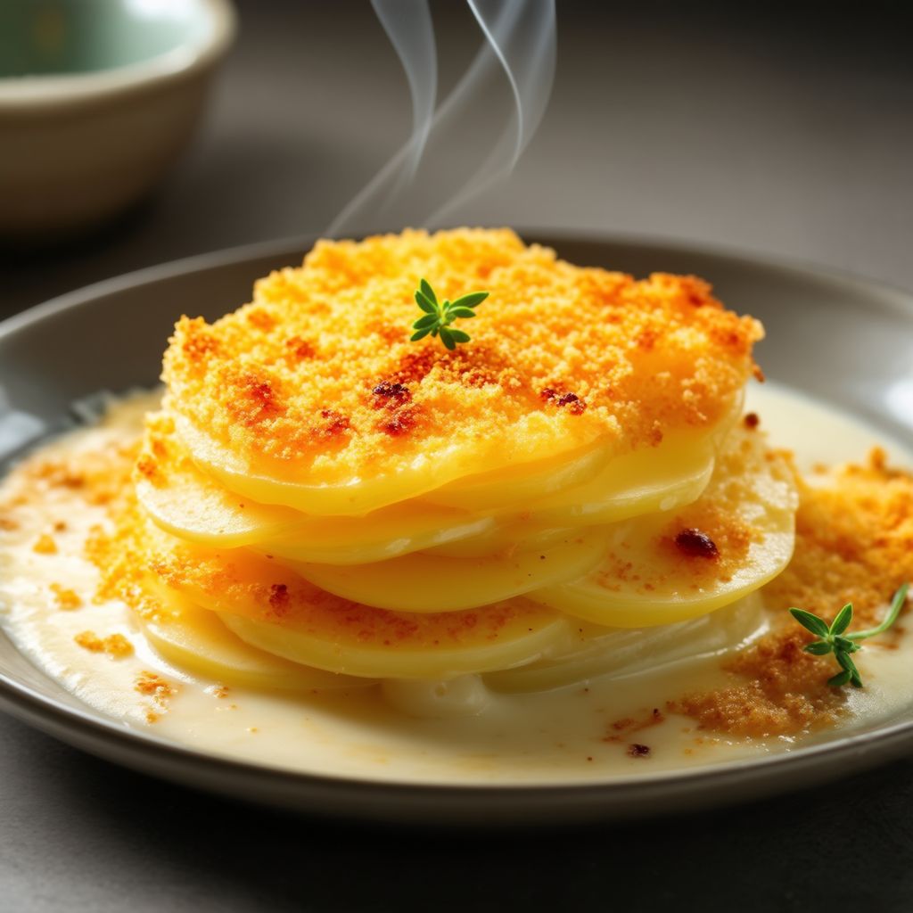 Gratin di Patate Cremoso sul Fuoco