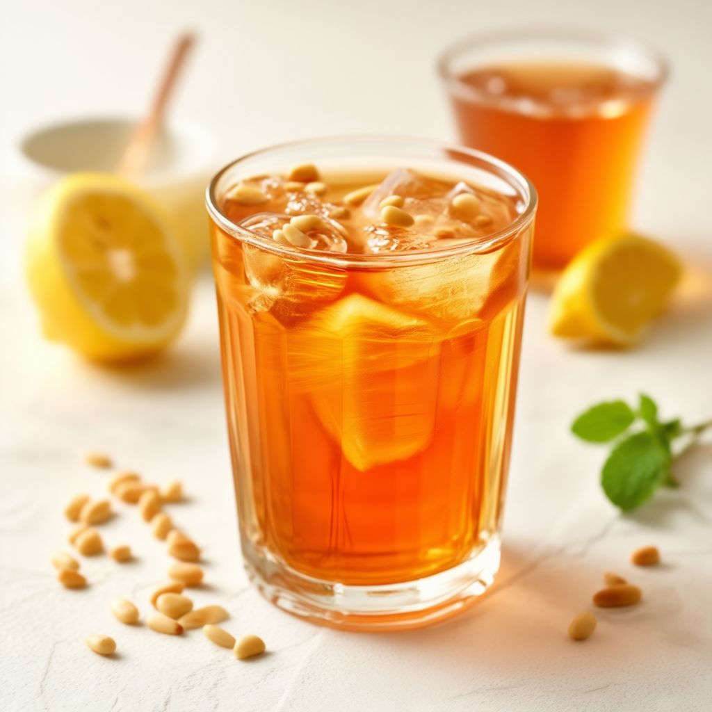 Rose-infused Lebanese Iced Tea