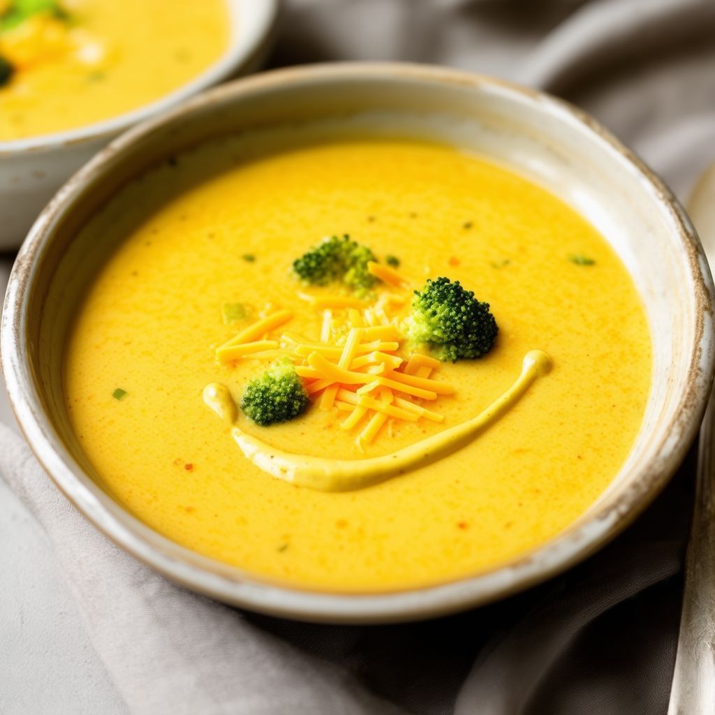 Broccoli Cheddar Delight Soup