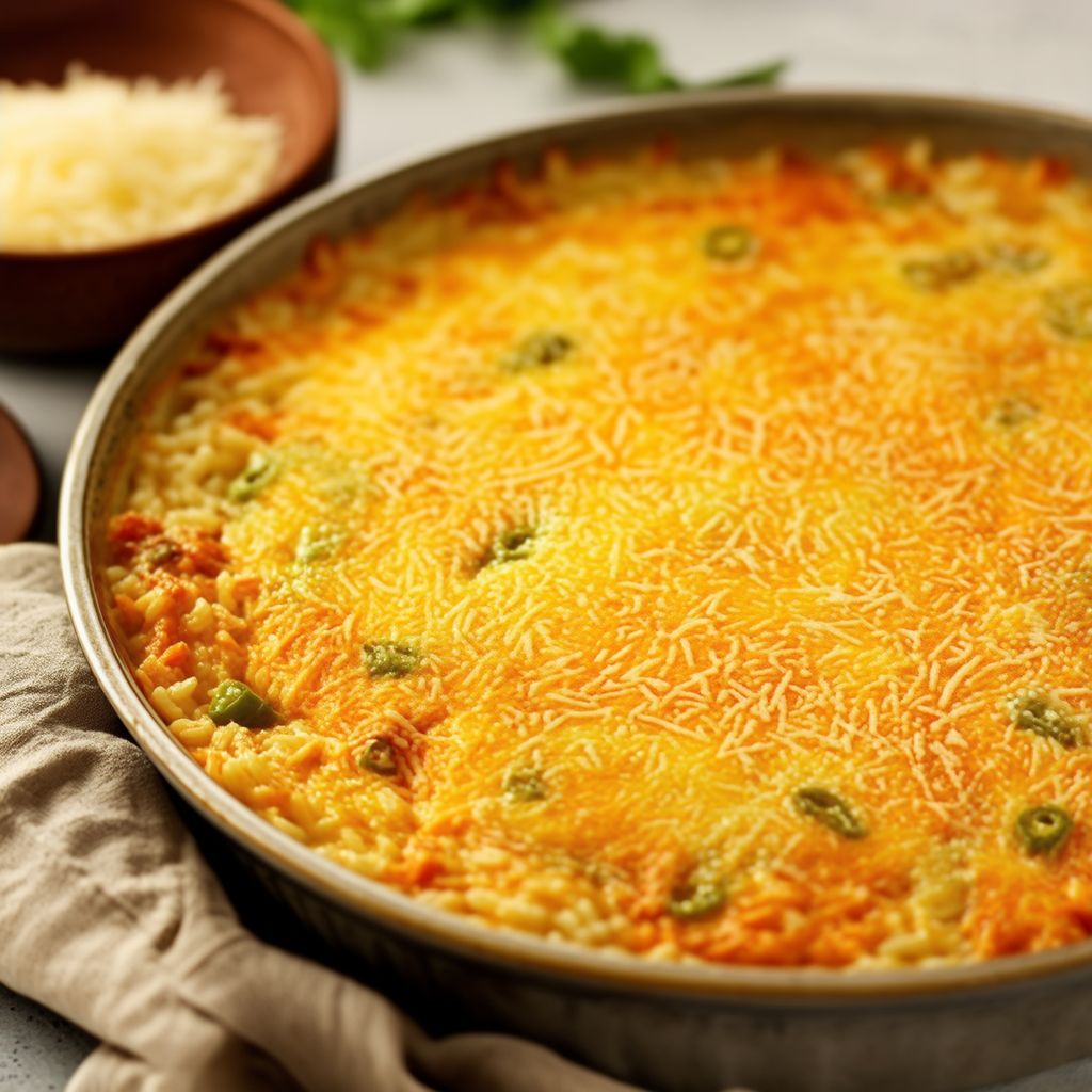 Sformato di Riso al Formaggio e Peperoncino Verde