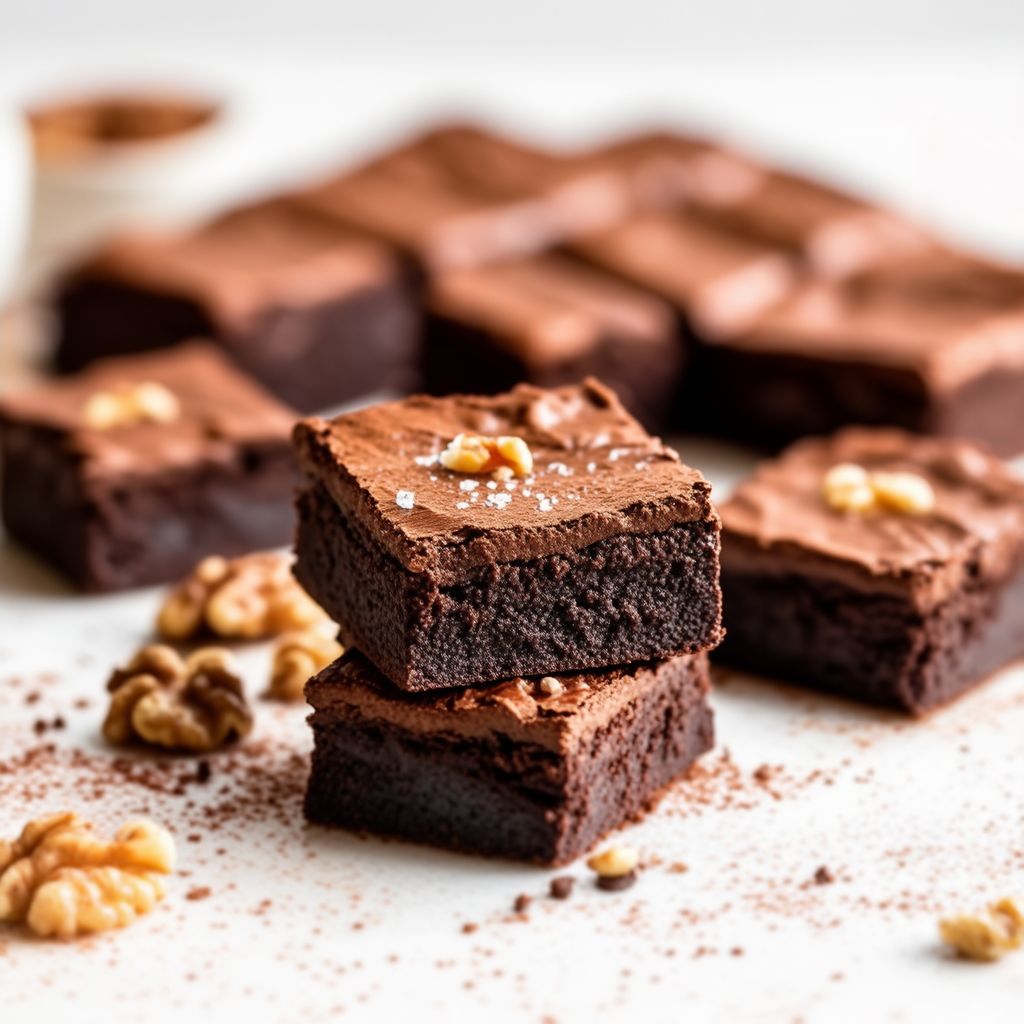 Rich and Gooey Chocolate Walnut Brownies