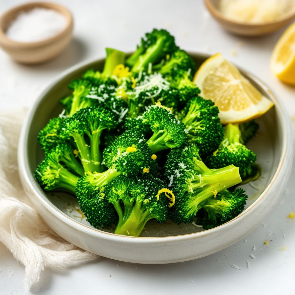 Broccoli all'Aglio e Limone con Parmigiano