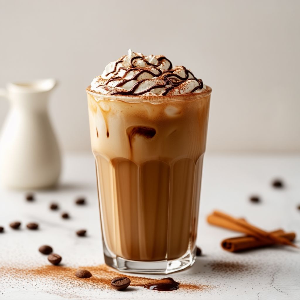 Mocha Zimt Eiskaffee