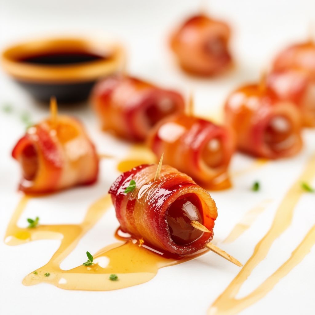 Sweet and Savory Bacon-Wrapped Chestnut Bites
