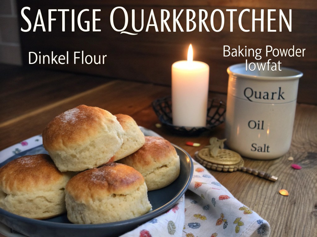 Saftige Quarkbrötchen