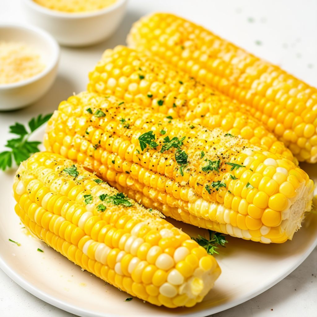 Cheesy Herb Butter Corn on the Cob
