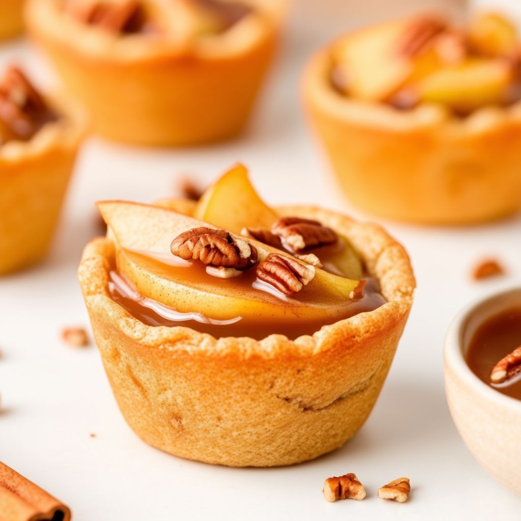 Caramelized Apple Biscuit Cups