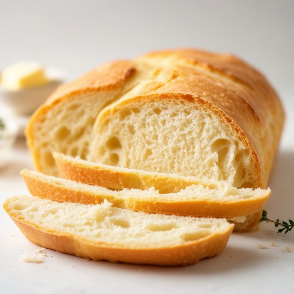 Hausgemachtes weiches Weißbrot