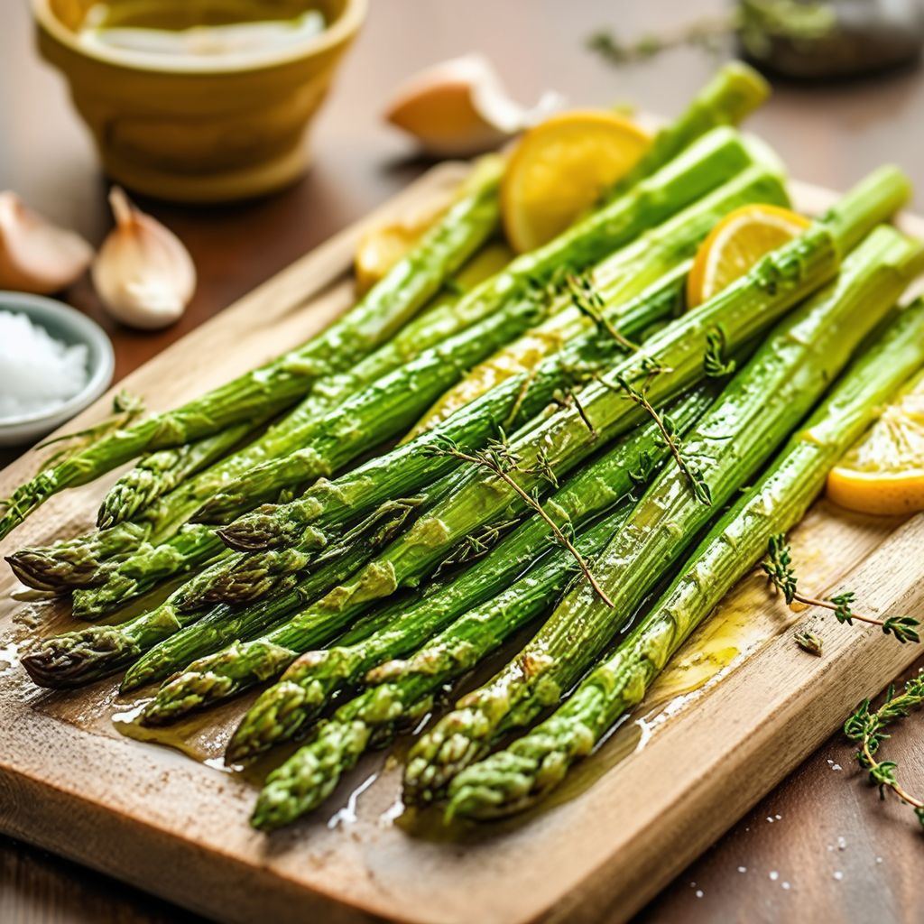 Asparagi Arrosto con Limone e Timo