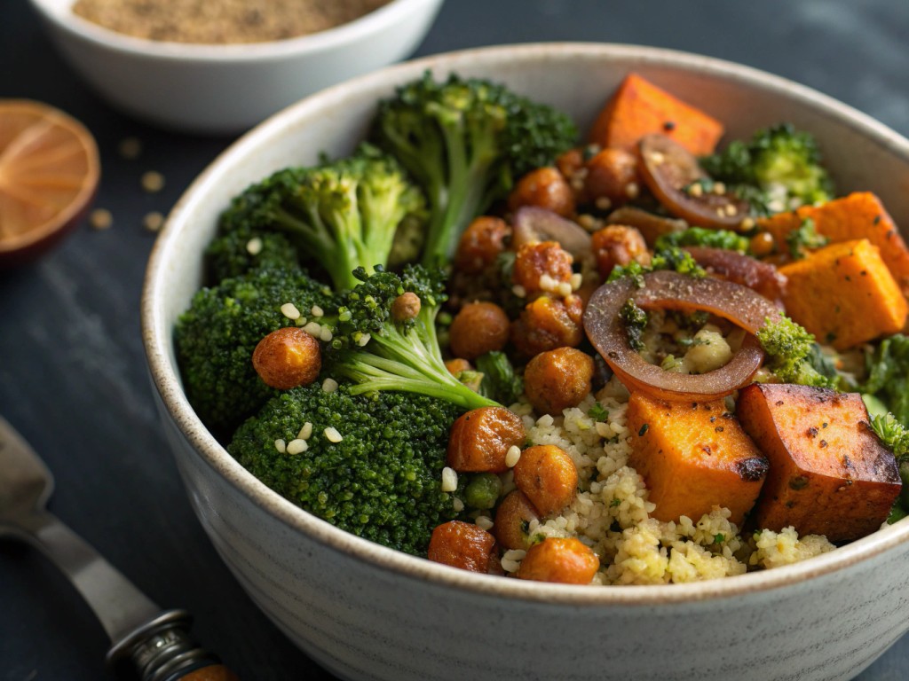 Roasted Veggie Quinoa Bowl