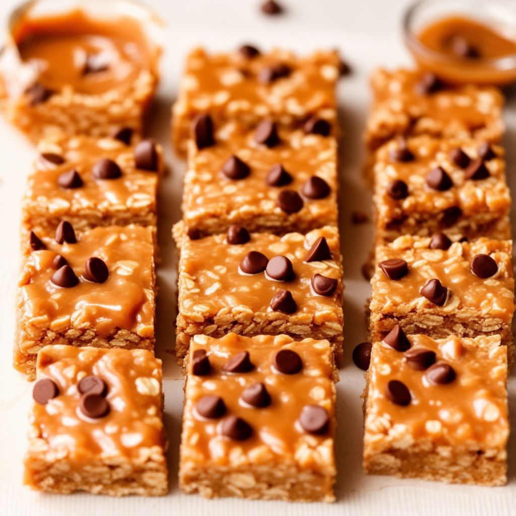 Chewy Caramel Chocolate Squares