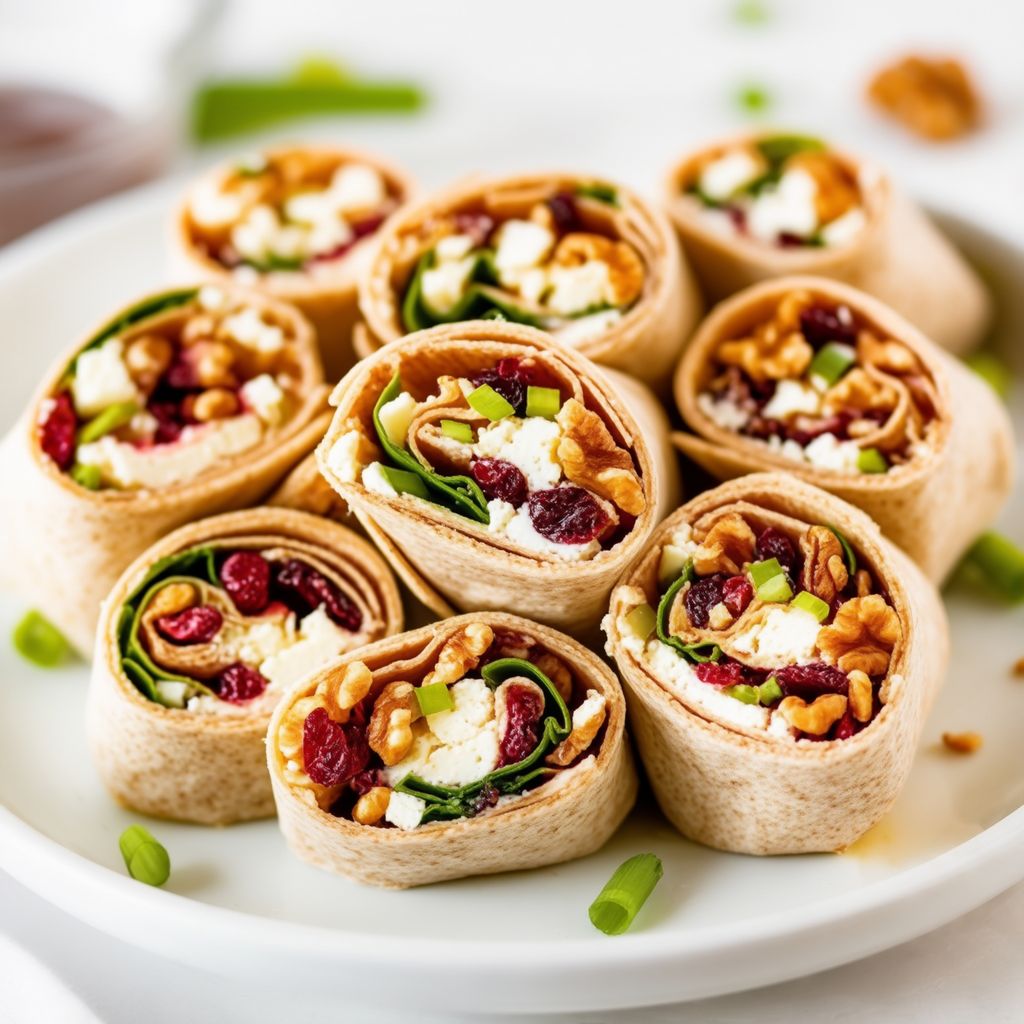 Cranberry Walnut Feta Wraps