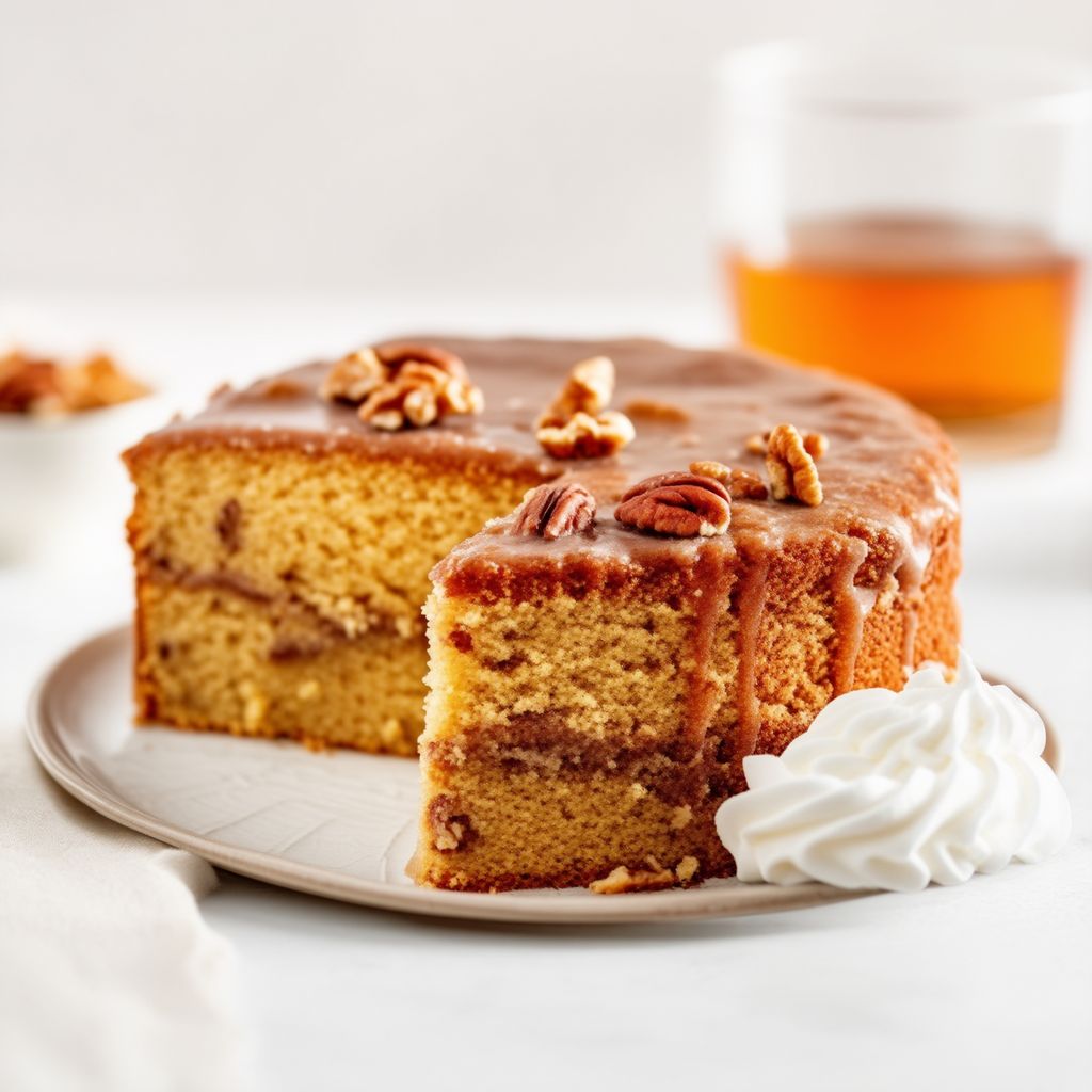 Klassischer Bourbon-Nusskuchen