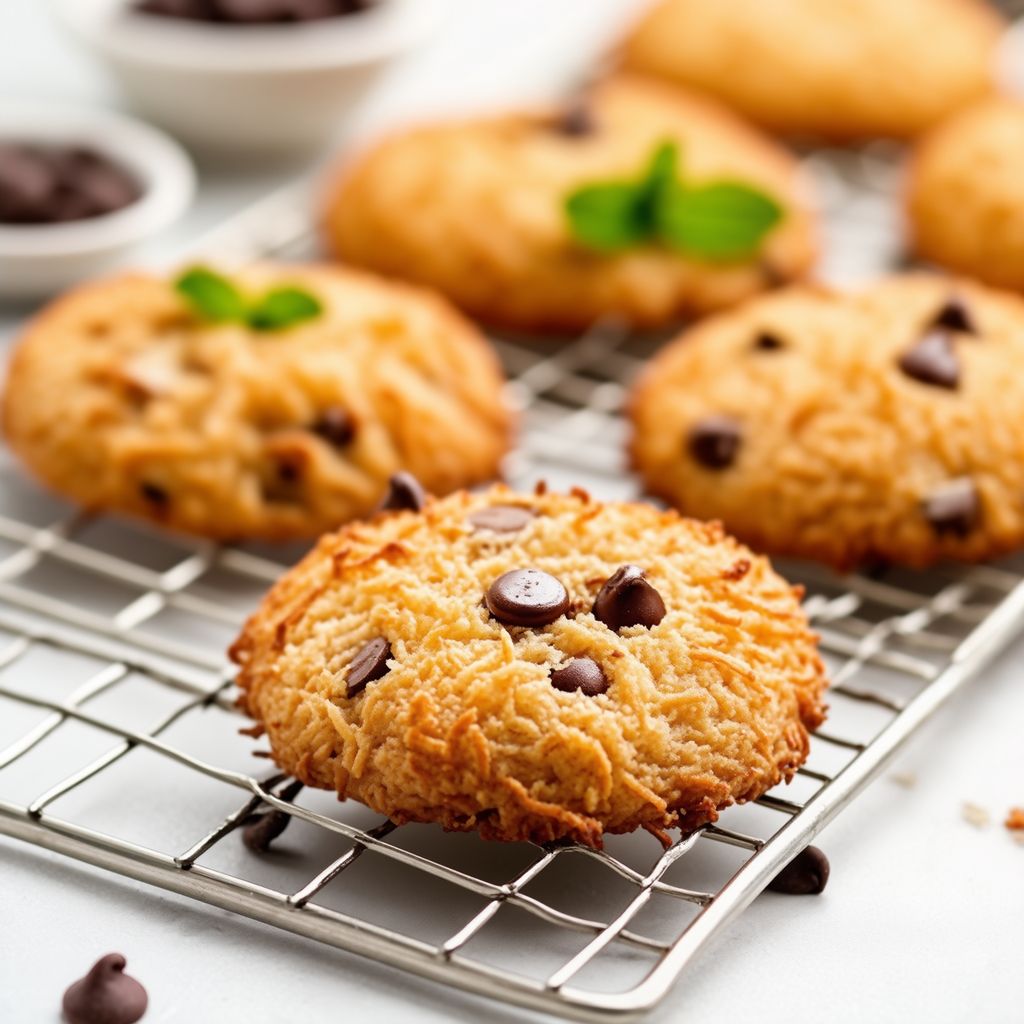 Crispy Coconut Chocolate Delight Cookies