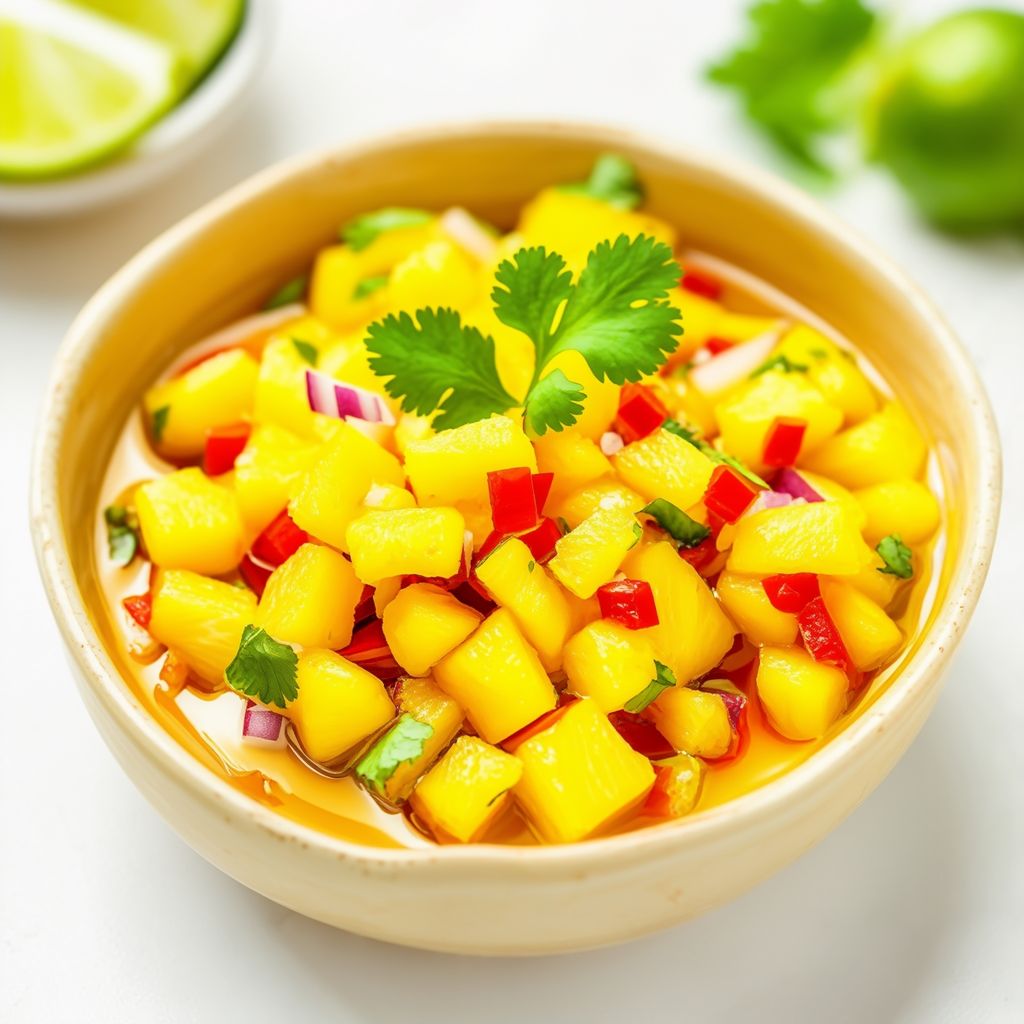 Tropical Pineapple Salsa with a Zesty Twist