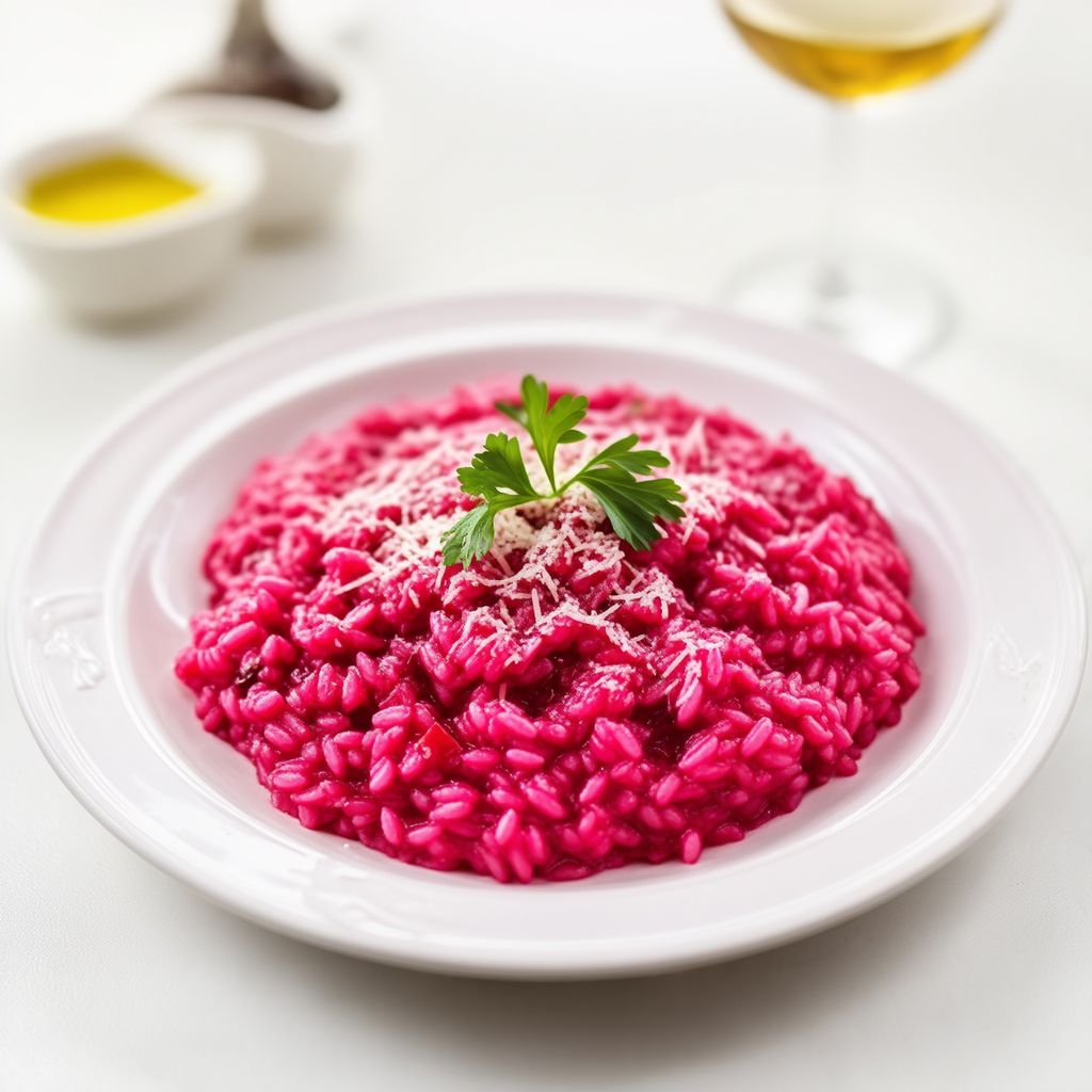 Cremiges Rote-Bete- und Kräuter-Risotto