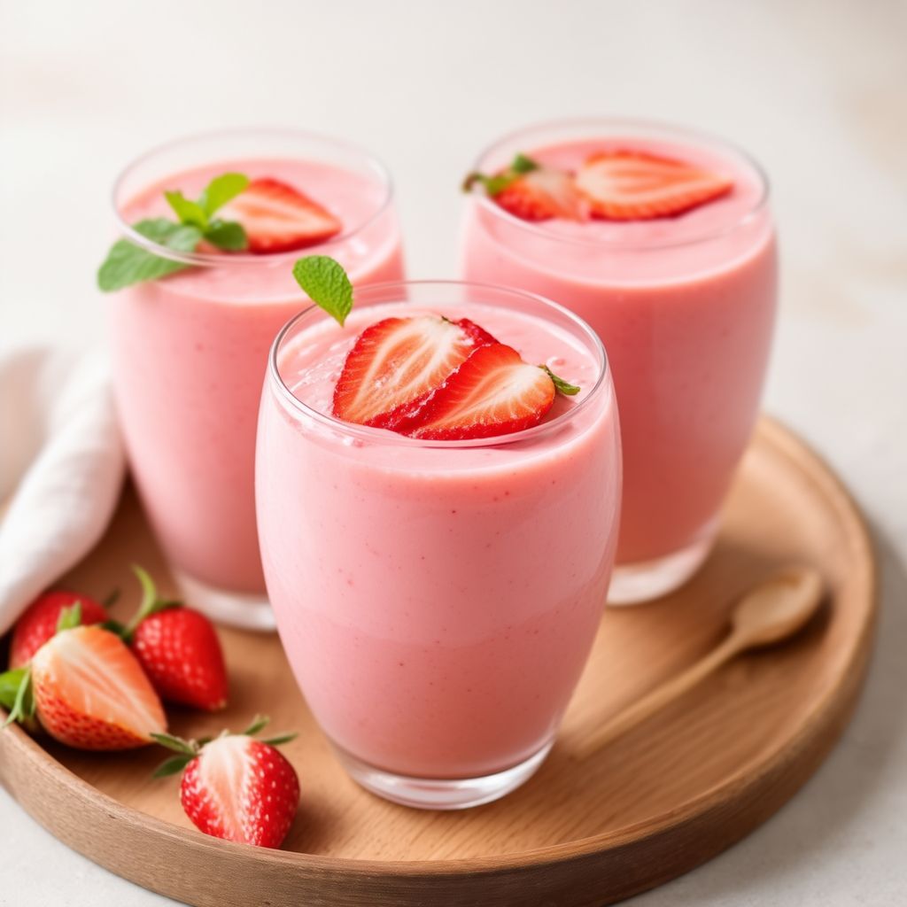 Creamy Strawberry Banana Smoothie