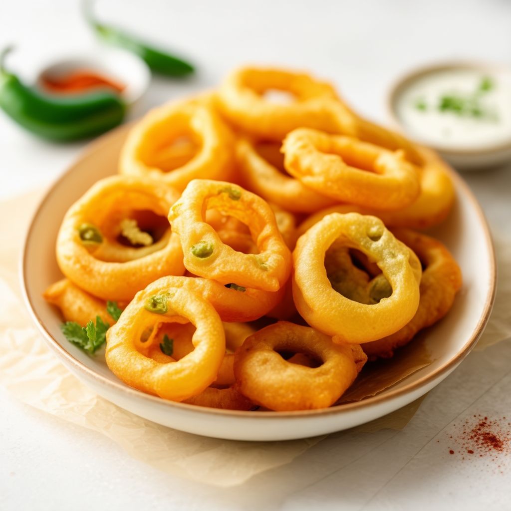 Crispy Beer-Battered Jalapeño Rings
