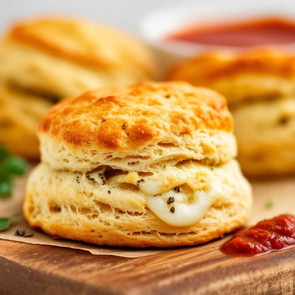 Käse-Kräuter gefüllte Brötchen