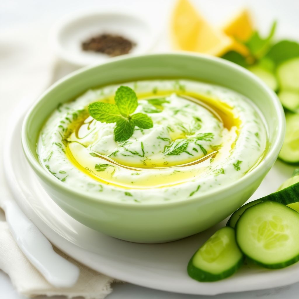Salsa di Yogurt Cremosa con Cetriolo e Erbe