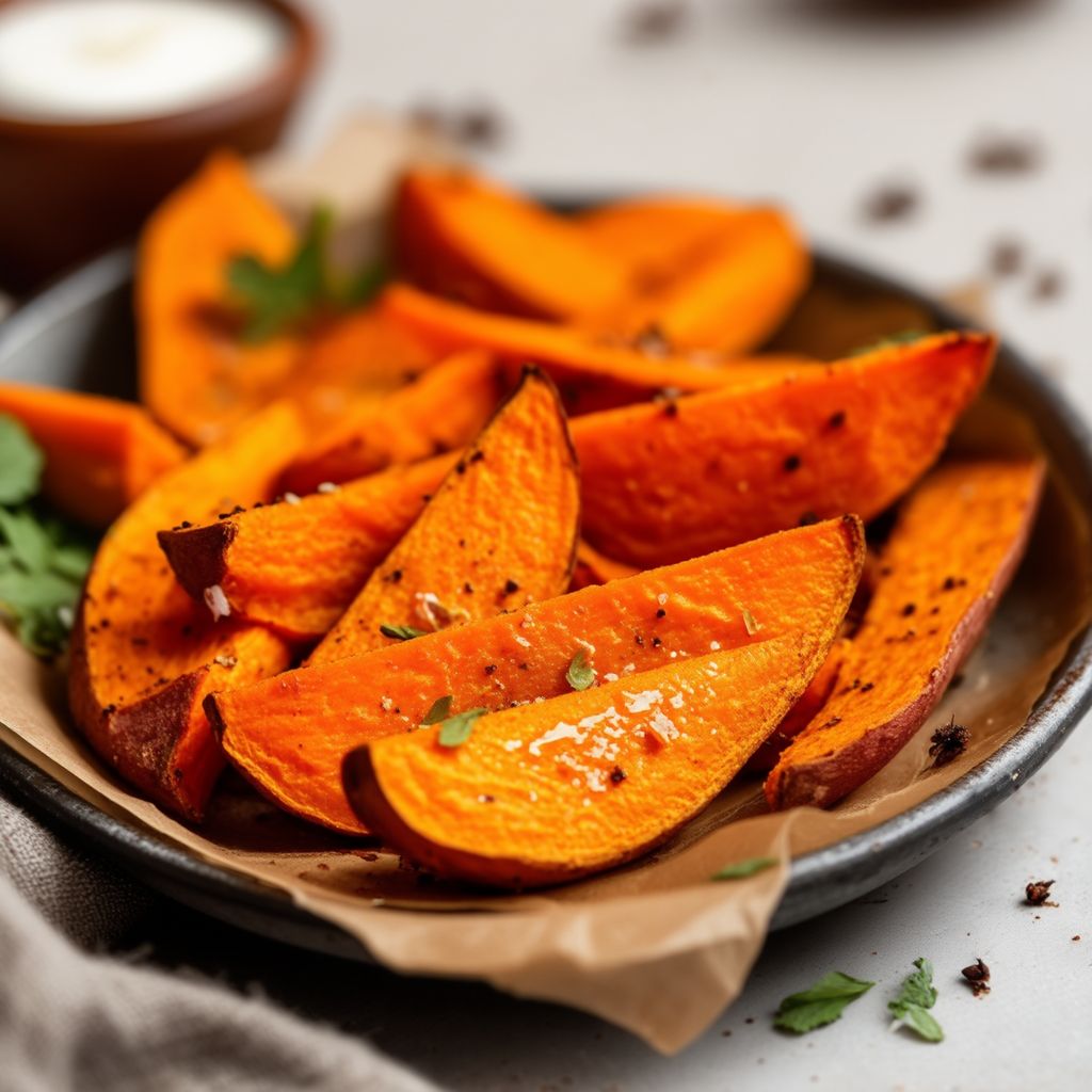 Spiced Sweet Potato Wedges