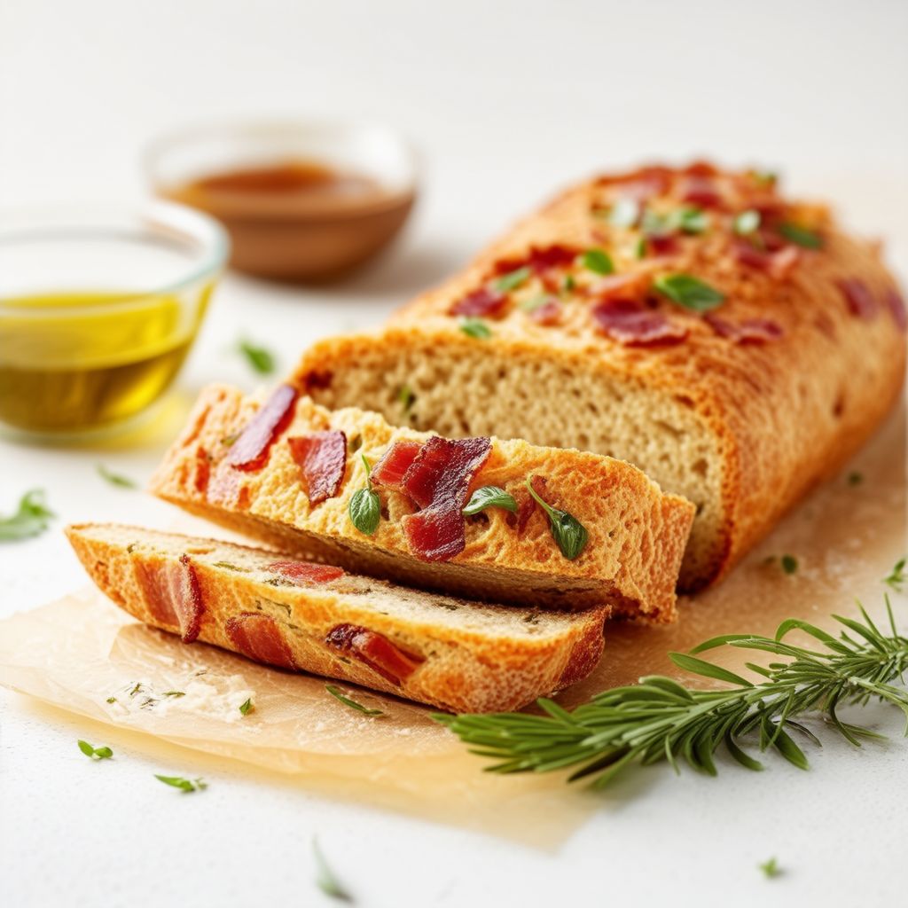 Crispy Bacon and Herb Artisan Bread