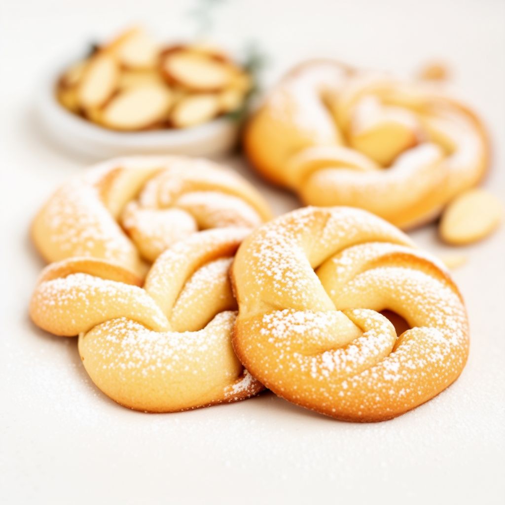 Festive Vanilla Almond Spritz Cookies