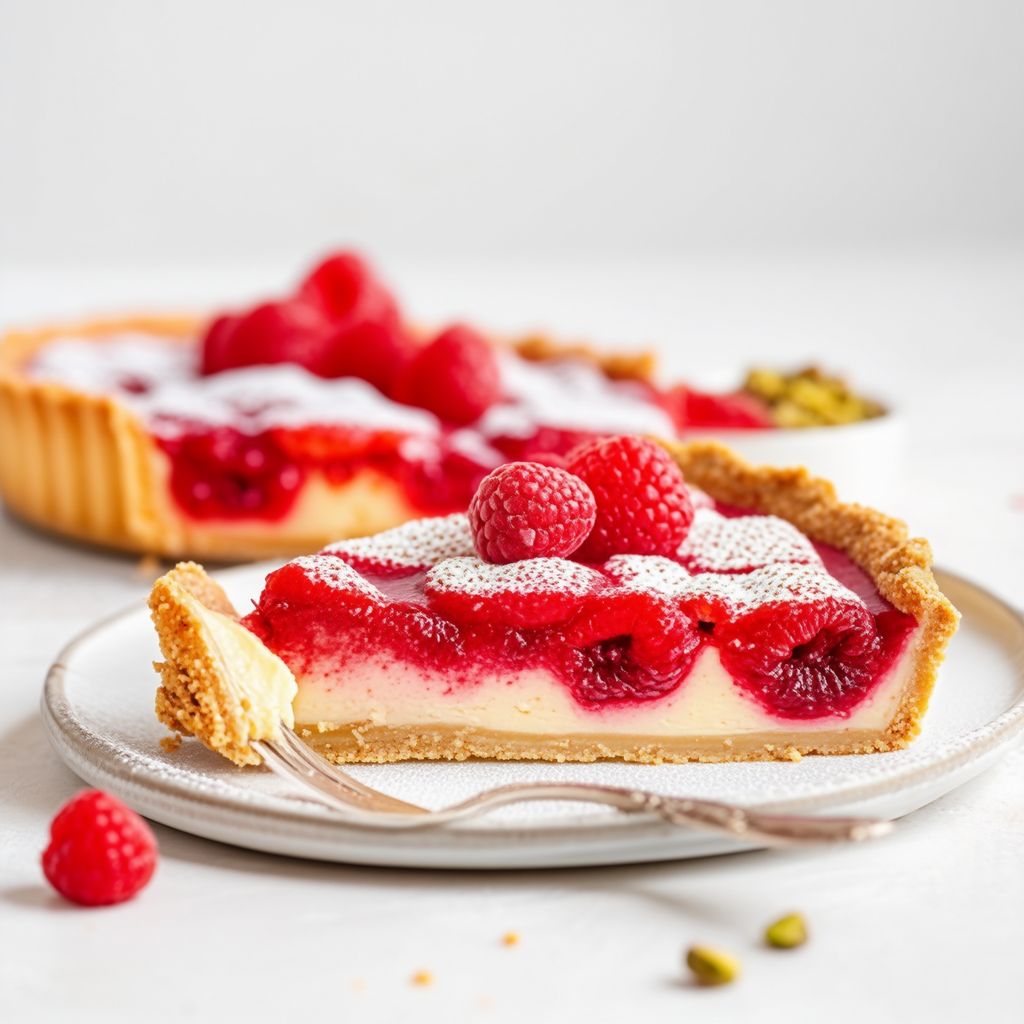 Torta Decadente al Cioccolato Bianco e Lampone con Croccante di Noci