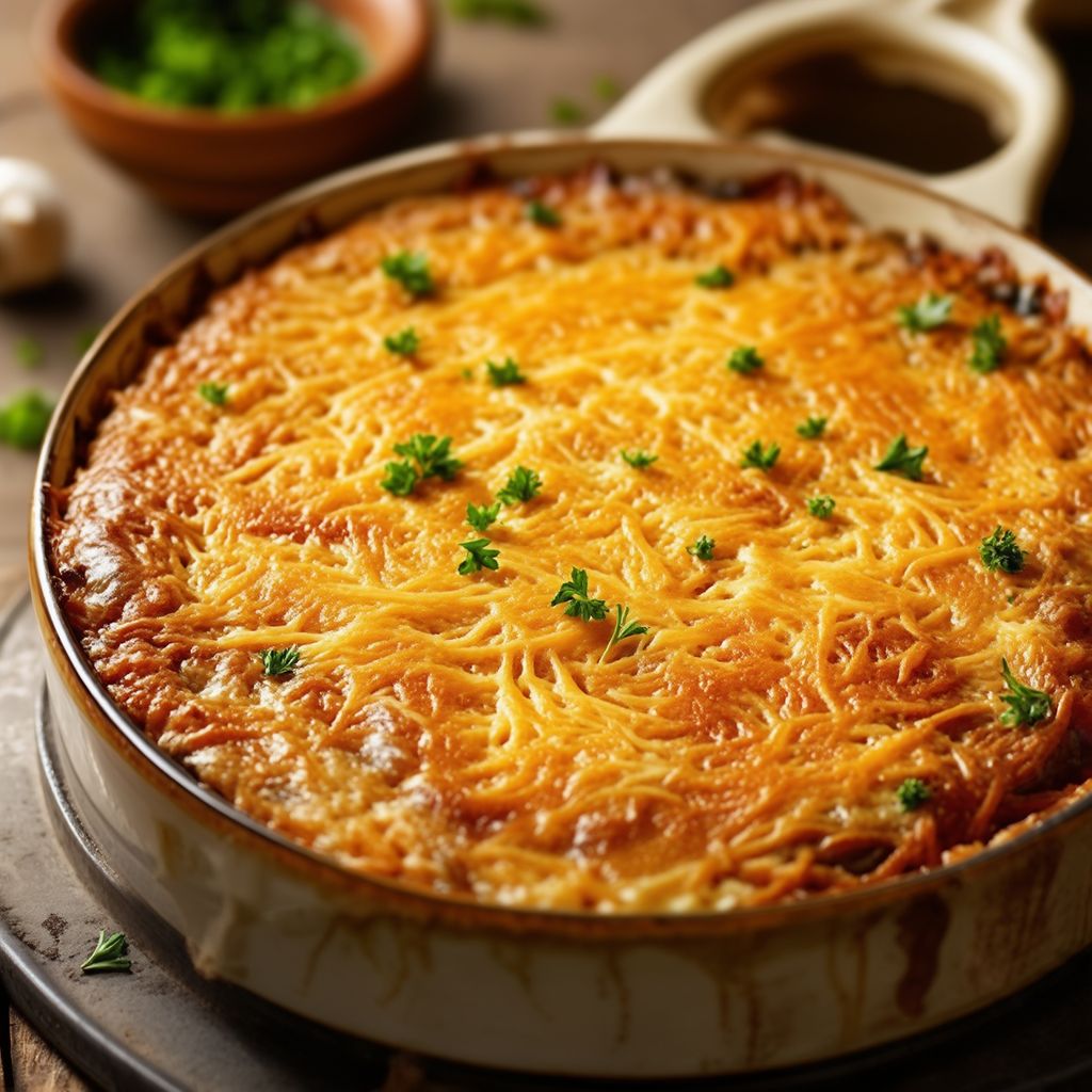 Käse-Pilz-Auflauf