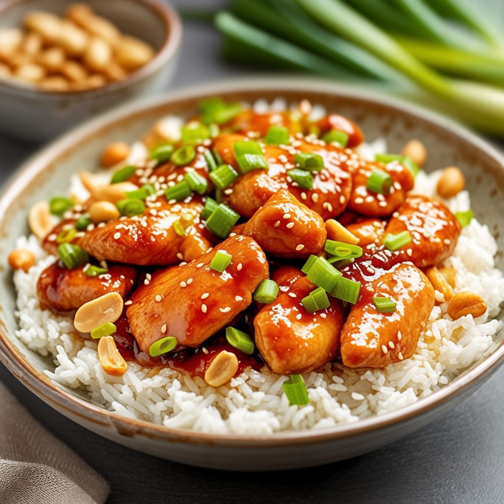 Delizioso Pollo Kung Pao Salato