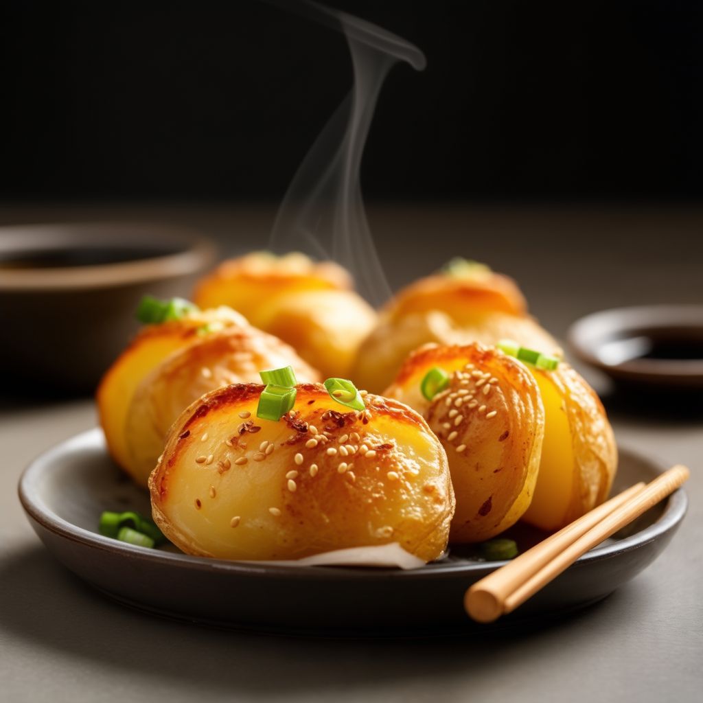 Asiatisch inspirierte gegrillte Kartoffelpäckchen