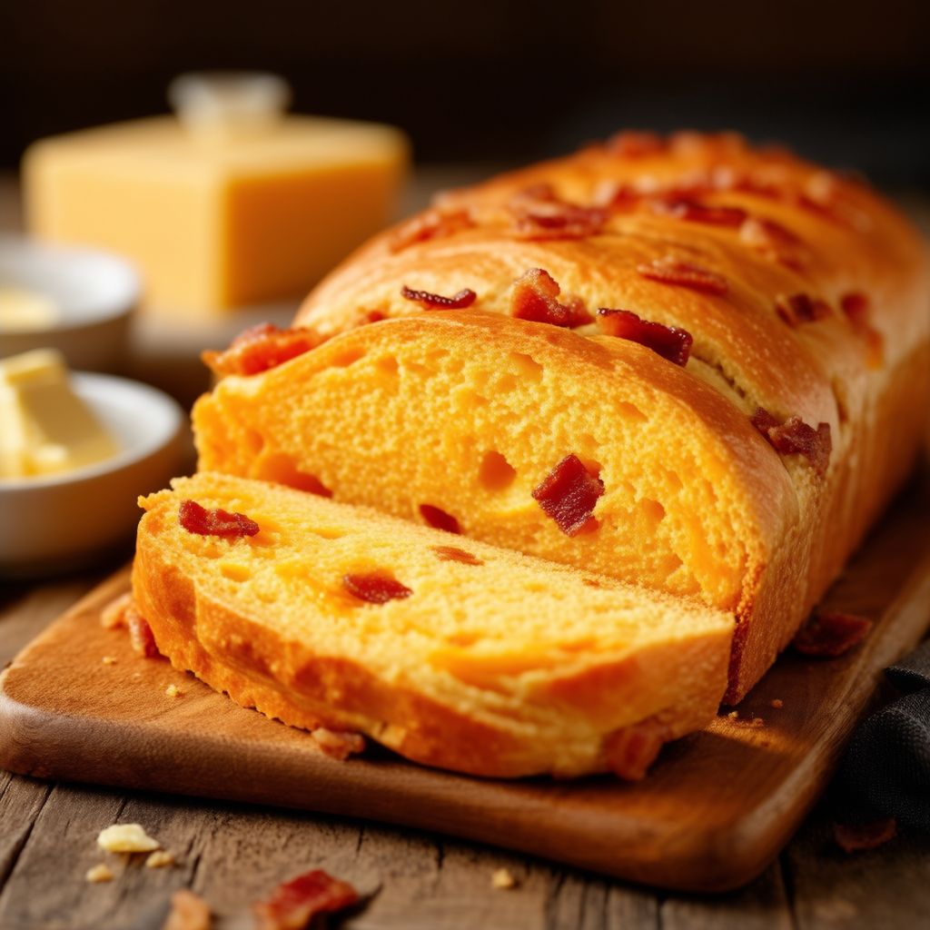 Cheddar und Bacon Genussbrot