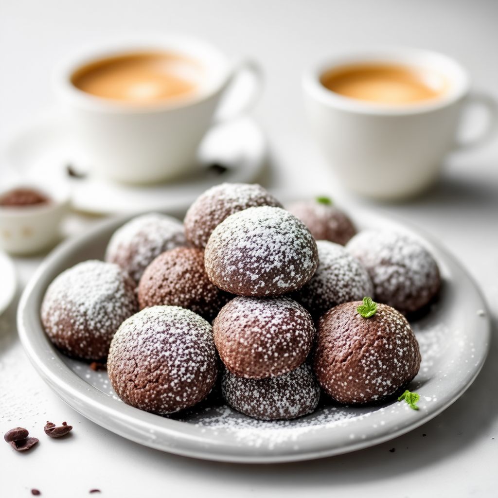 Chocolate Snowball Cookies